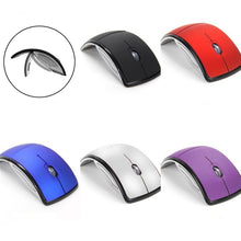 Load image into Gallery viewer, Wireless Mouse 2.4G Computer Mouse Foldable Folding Optical Mice USB Receiver