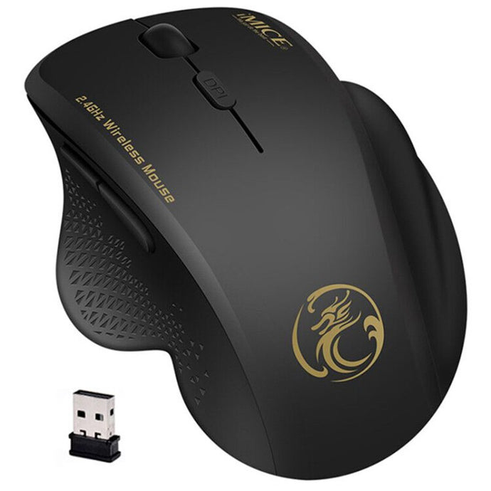Wireless Mouse Computer Mouse Wireless 2.4 Ghz 1600 DPI Ergonomic Mouse Power Saving Mause Optical USB PC Mice