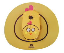 Load image into Gallery viewer, Cute Silent Wireless 2.4Ghz Mouse and pad for Girls /Children, Quality optical Mouse